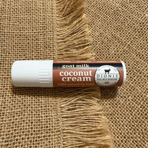 Dionis Goat Milk Coconut Cream Lip Balm 0.28 oz Gluten & Paraben FREE